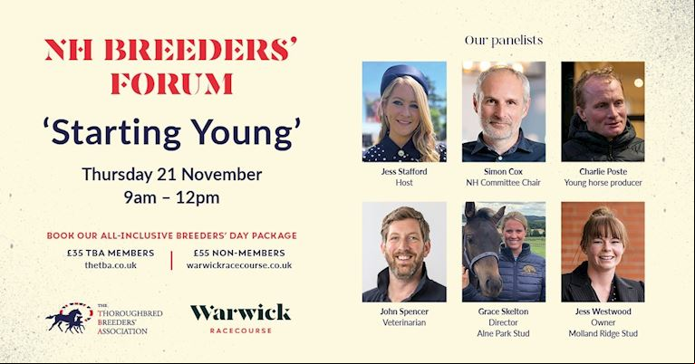 EXPERT  ASSEMBLED FOR WARWICK BREEDERS’ DAY ‘STARTING YOUNG’ FORUM